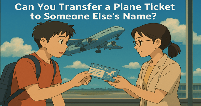 Can You Transfer a Plane Ticket to Someone Else